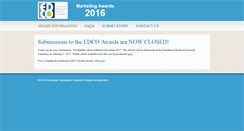 Desktop Screenshot of edcomarketingawards.ca